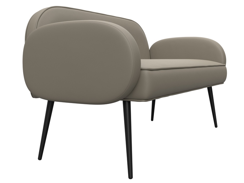 Диван прямой Лига-086, Экокожа, GRIFON 04 бежевый