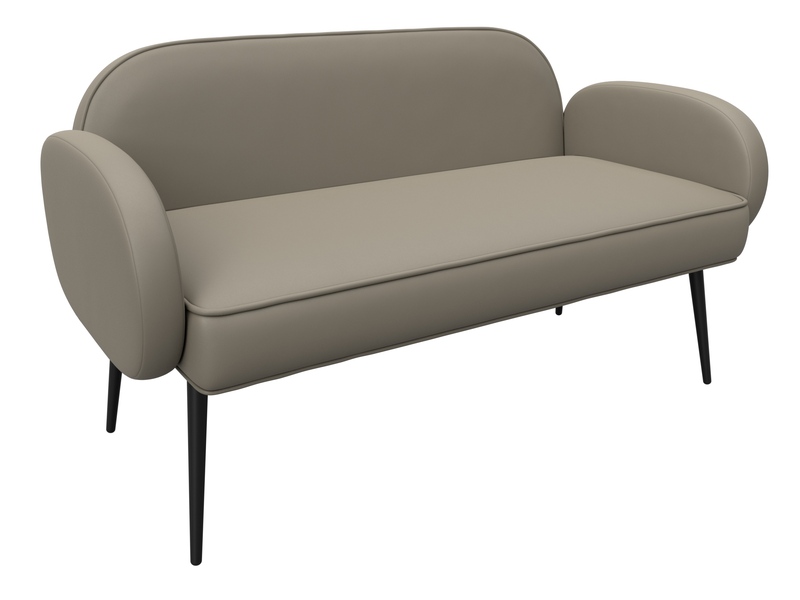 Диван прямой Лига-086, Экокожа, GRIFON 04 бежевый