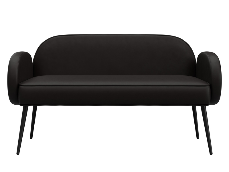 Диван прямой Лига-086, Экокожа, GRIFON 12 коричневый