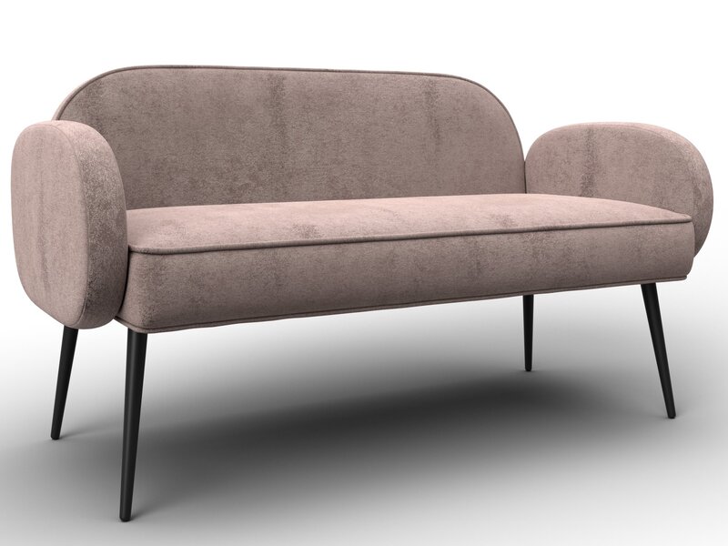 Диван прямой Лига-086, Велюр, TOWER 05 бежевый