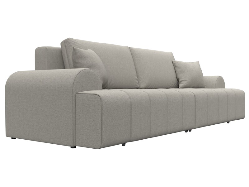 Диван прямой Лига-080, Рогожка, Амур 02 бежевый