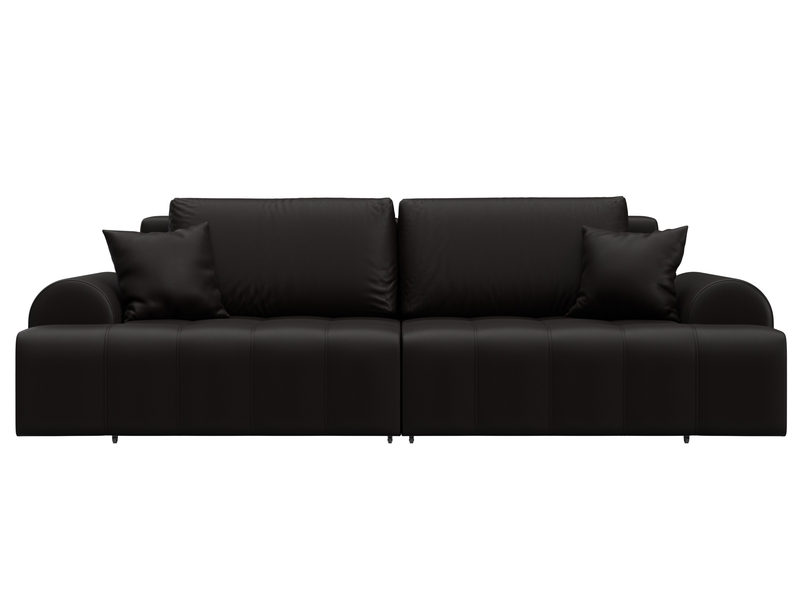 Диван прямой Лига-080, Экокожа, GRIFON 12 коричневый