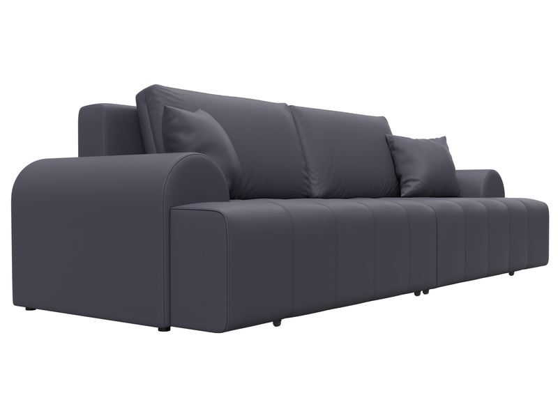 Диван прямой Лига-080, Экокожа, GRIFON 15 серый