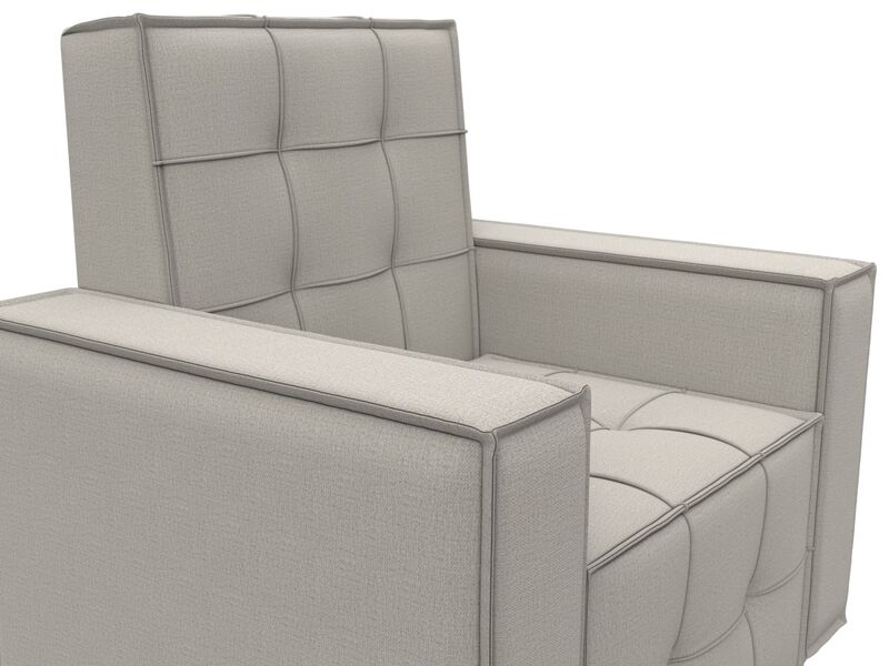 Кресло Лига-067, Рогожка, Амур 02 бежевый