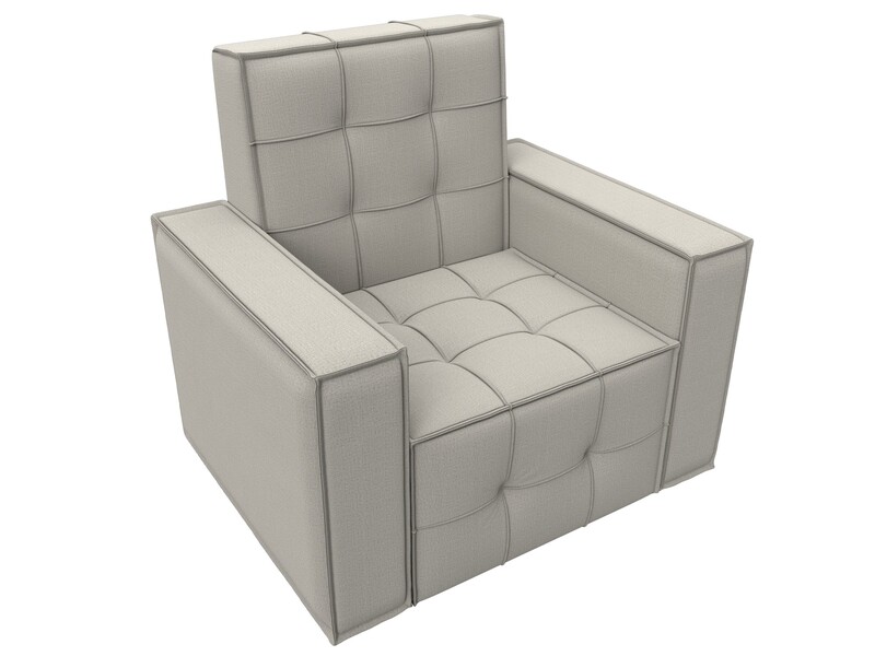 Кресло Лига-067, Рогожка, Амур 02 бежевый