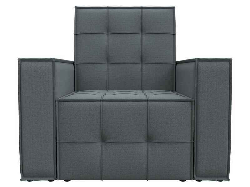 Кресло Лига-067, Рогожка, Амур 07 серый