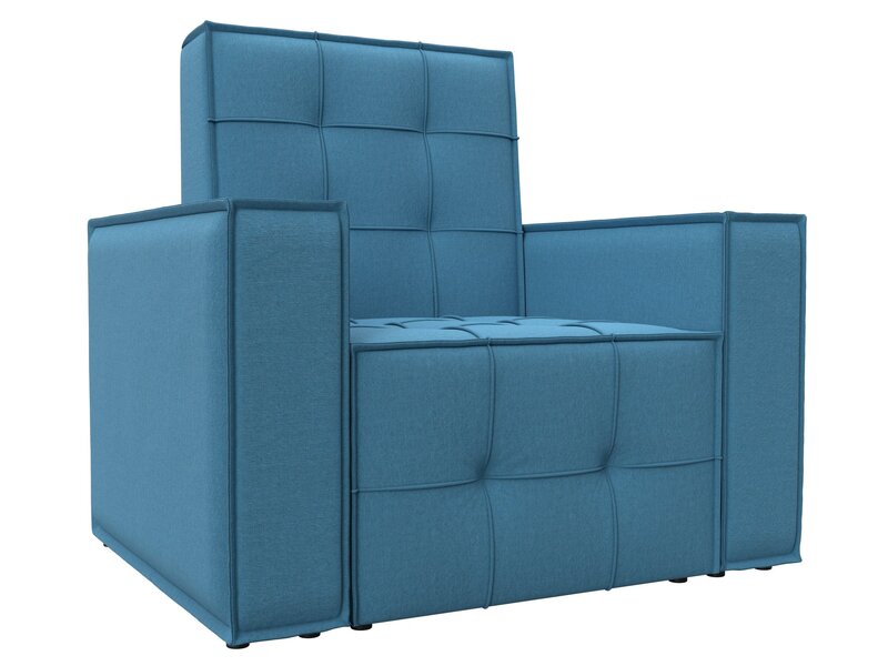 Кресло Лига-067, Рогожка, Амур 10 голубой