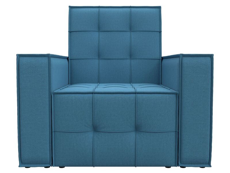 Кресло Лига-067, Рогожка, Амур 10 голубой