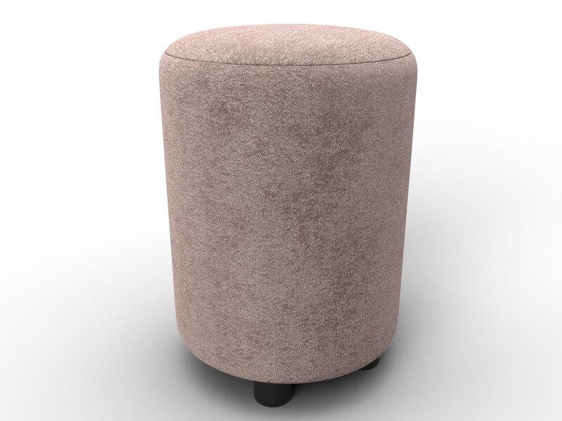 Пуф 001, Велюр, TOWER 05 бежевый