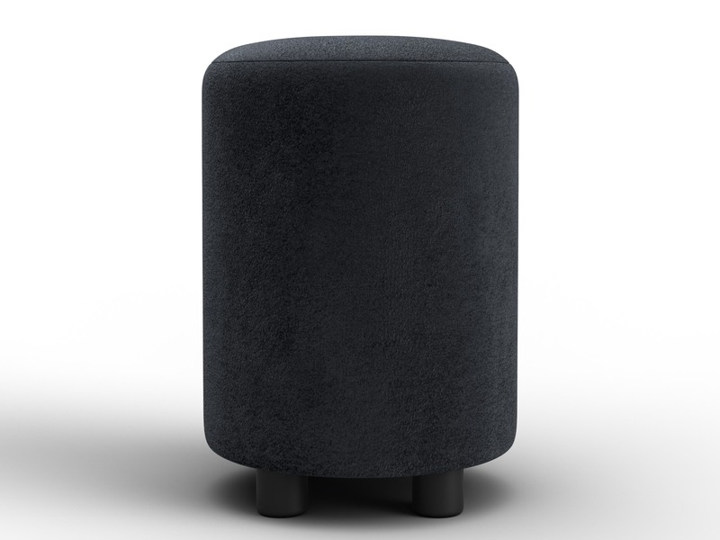 Пуф 001, Велюр, TOWER 11 темно-серый