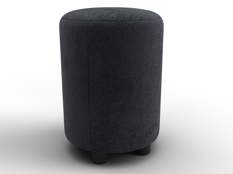 Пуф 001, Велюр, TOWER 11 темно-серый