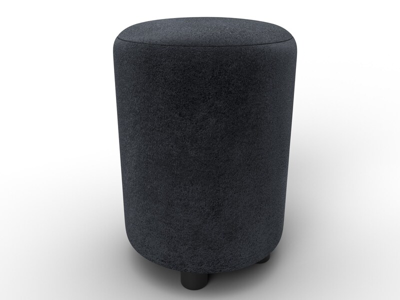 Пуф 001, Велюр, TOWER 11 темно-серый