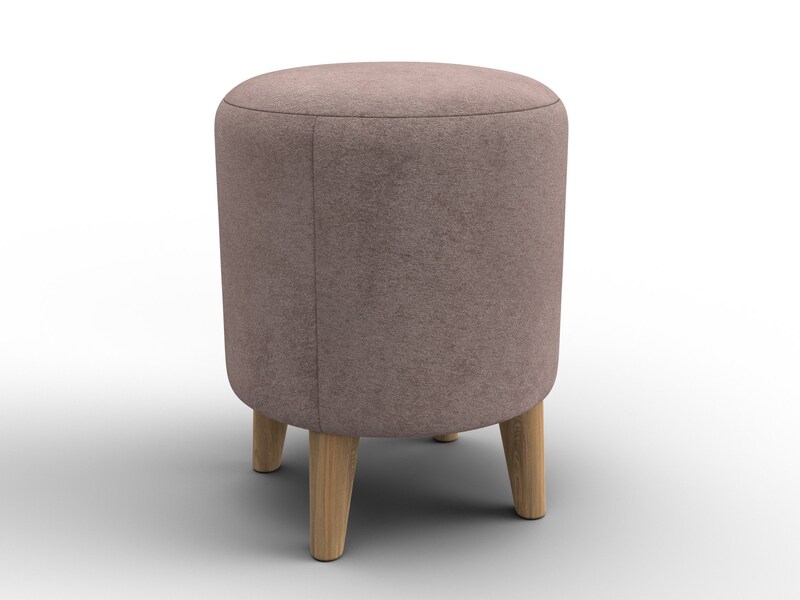 Пуф 002, Велюр, TOWER 05 бежевый