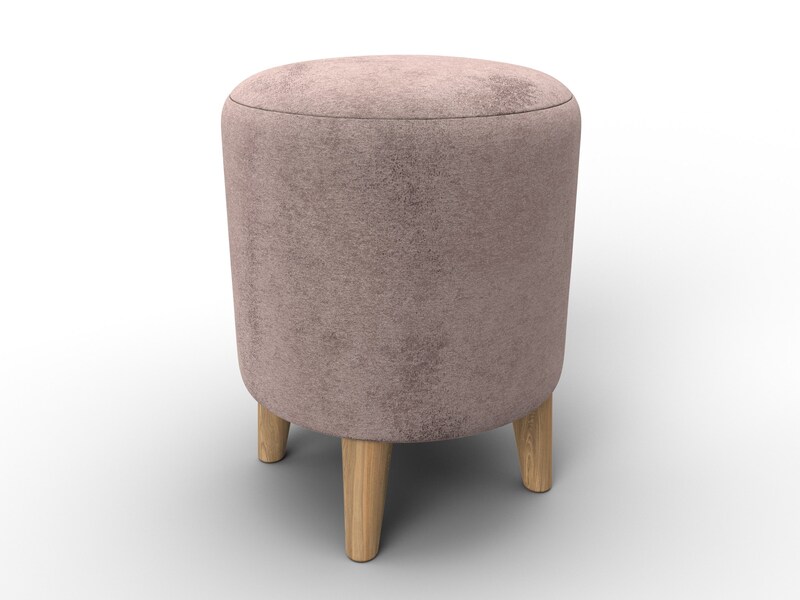 Пуф 002, Велюр, TOWER 05 бежевый