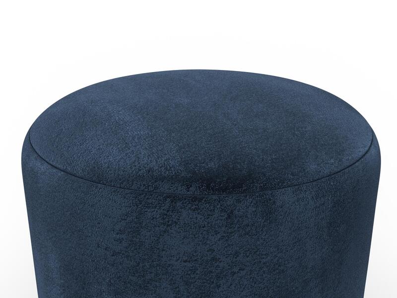Пуф 002, Велюр, TOWER 13 синий