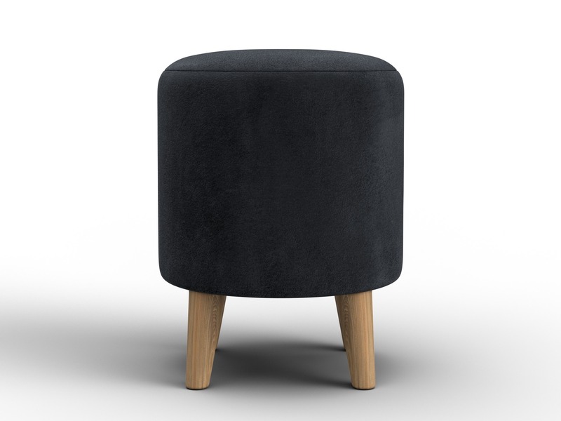 Пуф 002, Велюр, TOWER 11 темно-серый