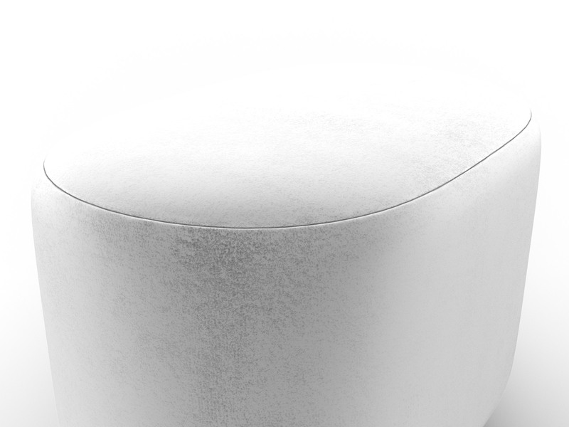 Пуф 003, Велюр, TOWER 01 молочный