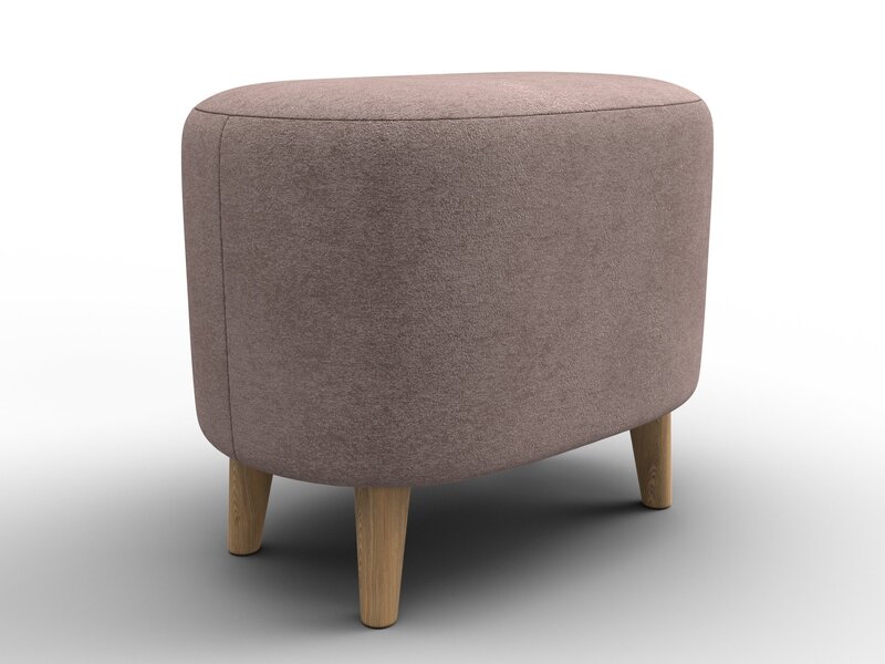 Пуф 003, Велюр, TOWER 05 бежевый