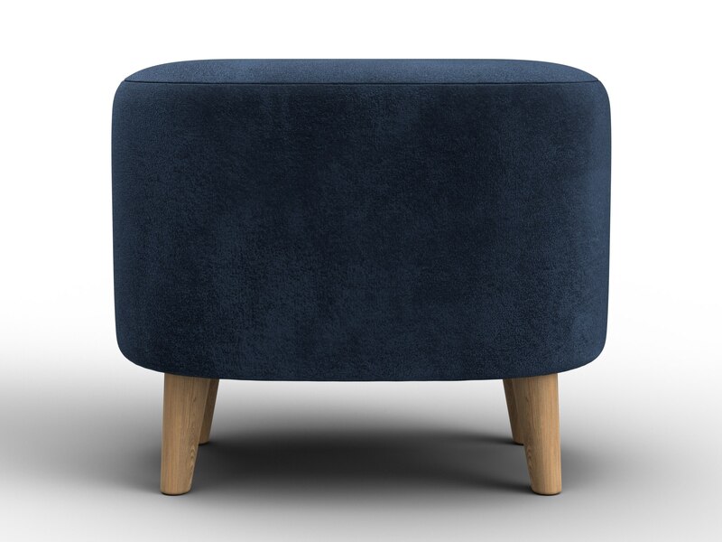 Пуф 003, Велюр, TOWER 13 синий