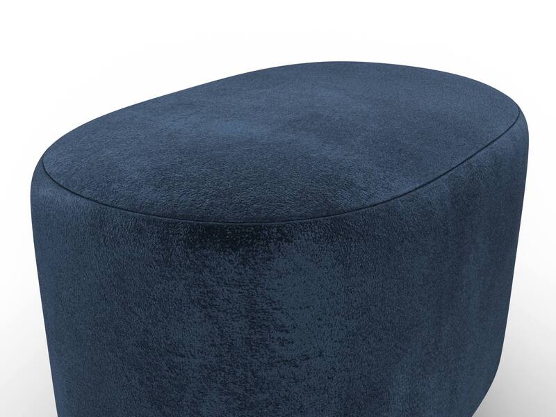 Пуф 003, Велюр, TOWER 13 синий