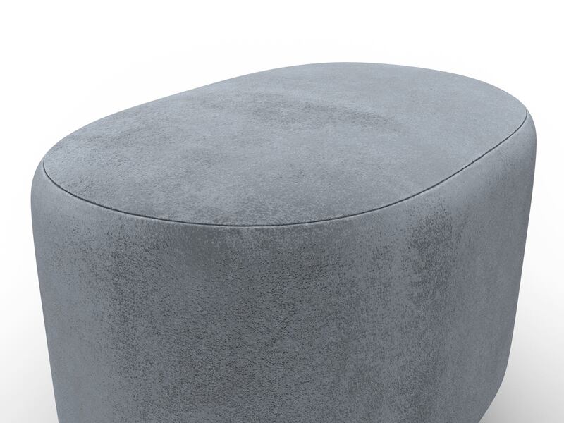 Пуф 003, Велюр, TOWER 10 серый