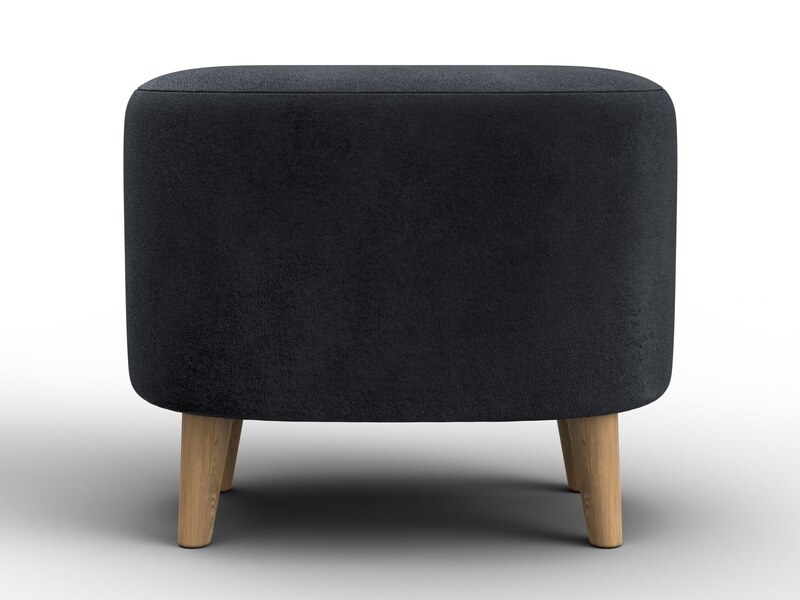 Пуф 003, Велюр, TOWER 11 темно-серый