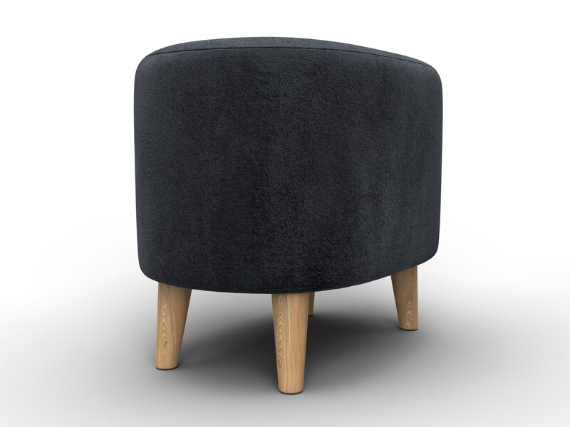 Пуф 003, Велюр, TOWER 11 темно-серый