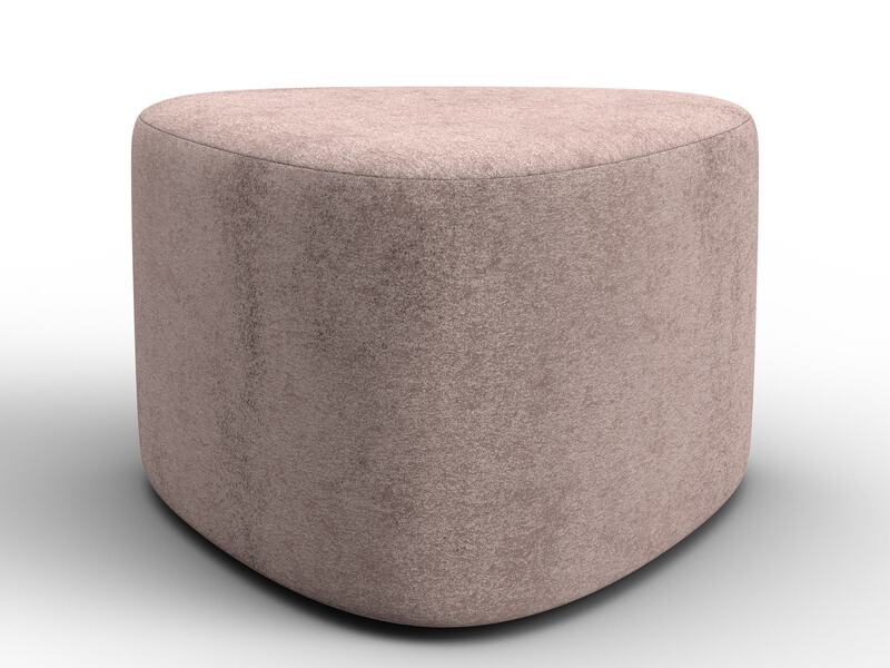 Пуф 004, Велюр, TOWER 05 бежевый