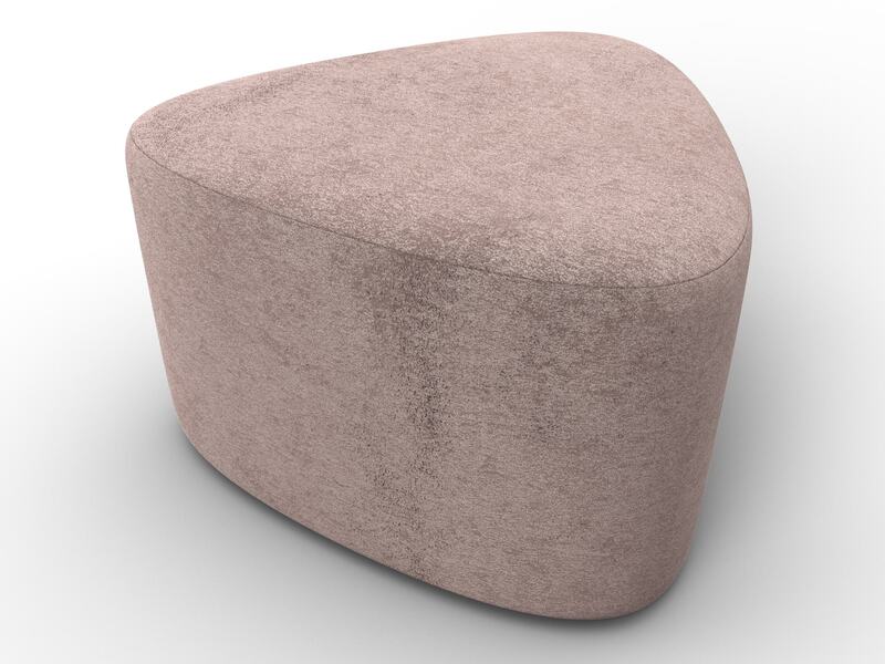 Пуф 004, Велюр, TOWER 05 бежевый