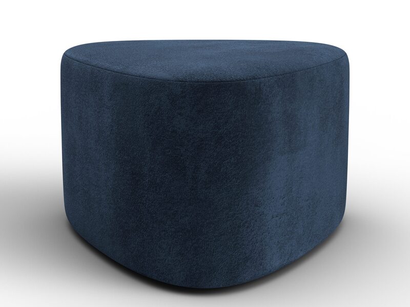 Пуф 004, Велюр, TOWER 13 синий