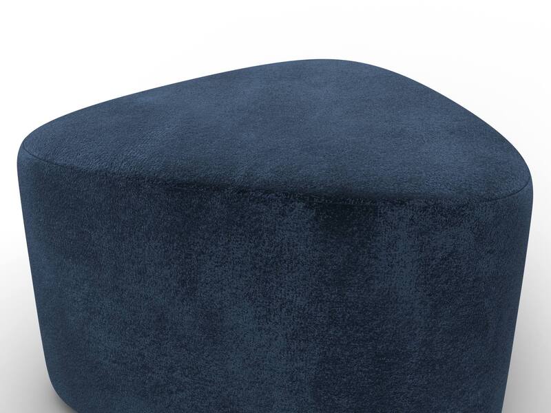 Пуф 004, Велюр, TOWER 13 синий