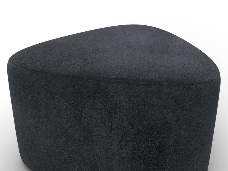 Пуф 004, Велюр, TOWER 11 темно-серый