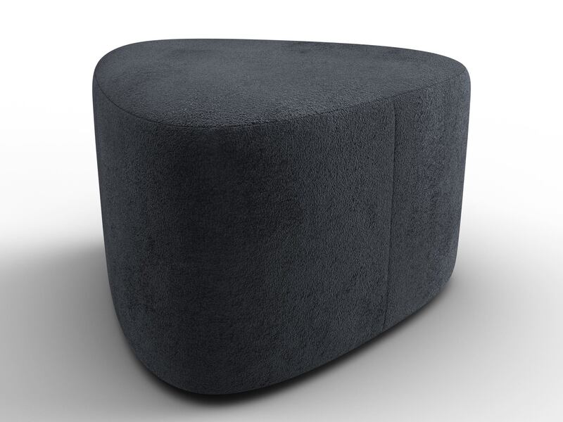 Пуф 004, Велюр, TOWER 11 темно-серый