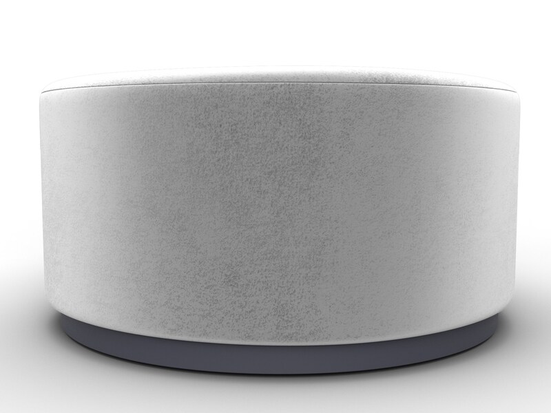 Пуф 005, Велюр, TOWER 01 молочный