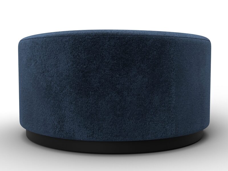 Пуф 005, Велюр, TOWER 13 синий