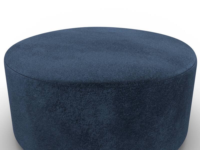 Пуф 005, Велюр, TOWER 13 синий