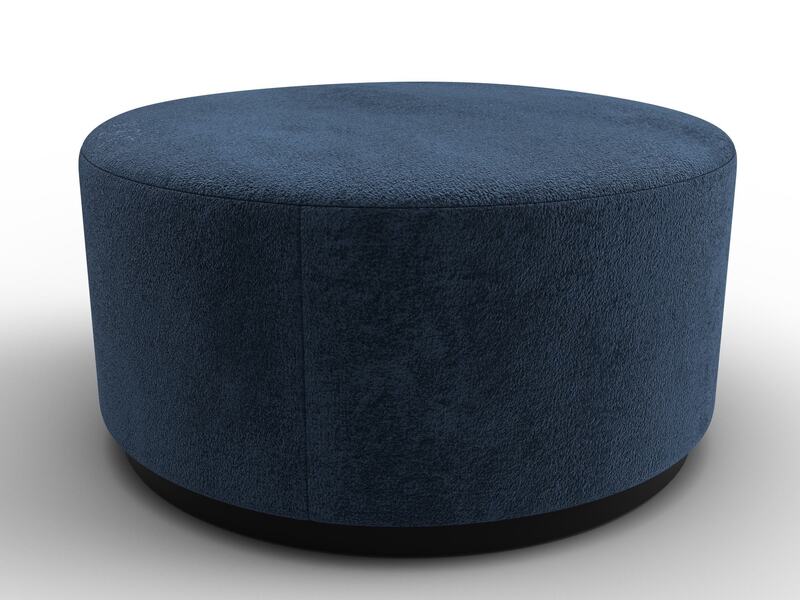 Пуф 005, Велюр, TOWER 13 синий