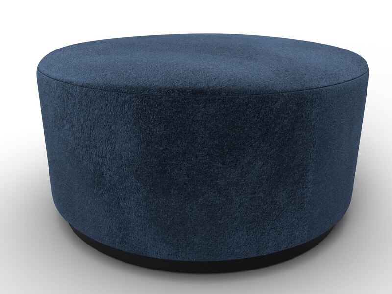 Пуф 005, Велюр, TOWER 13 синий