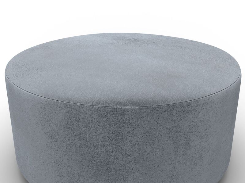 Пуф 005, Велюр, TOWER 10 серый