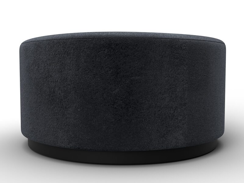 Пуф 005, Велюр, TOWER 11 темно-серый