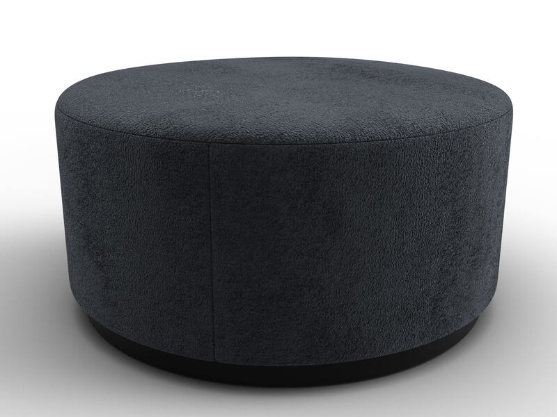 Пуф 005, Велюр, TOWER 11 темно-серый