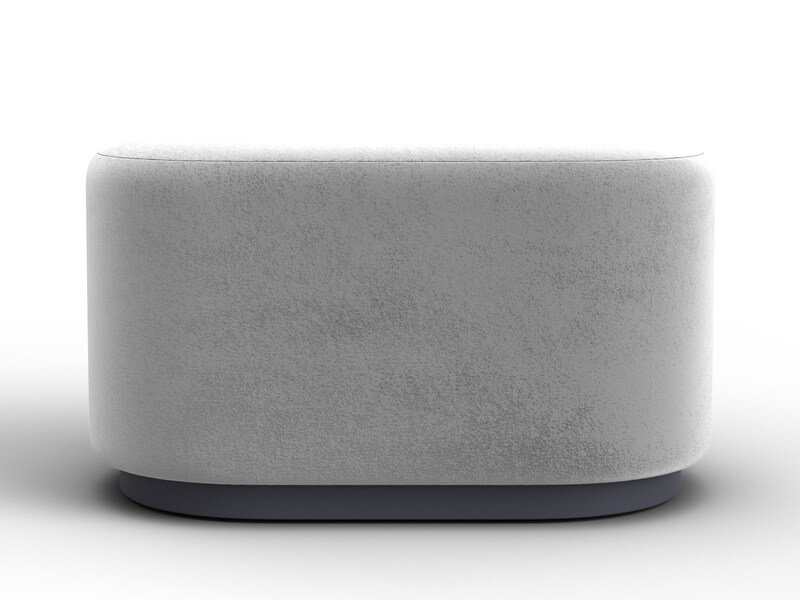 Пуф 007, Велюр;Экокожа, TOWER 01 молочный