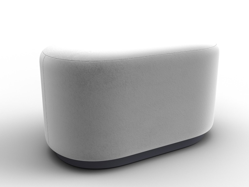 Пуф 007, Велюр;Экокожа, TOWER 01 молочный