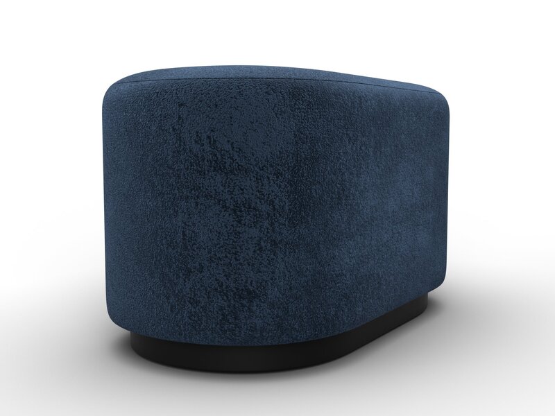 Пуф 007, Велюр;Экокожа, TOWER 13 синий