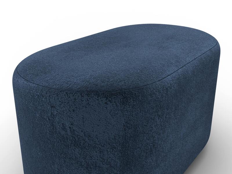 Пуф 007, Велюр;Экокожа, TOWER 13 синий