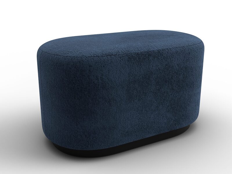 Пуф 007, Велюр;Экокожа, TOWER 13 синий