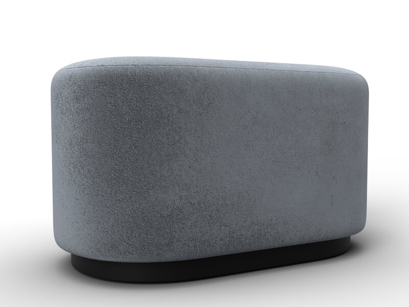 Пуф 007, Велюр;Экокожа, TOWER 10 серый