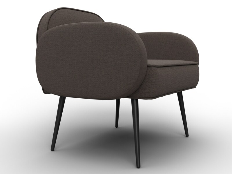 Кресло Лига-086, Рогожка, Амур 05 коричневый