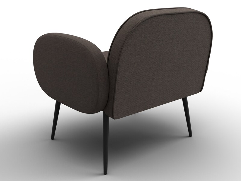 Кресло Лига-086, Рогожка, Амур 05 коричневый