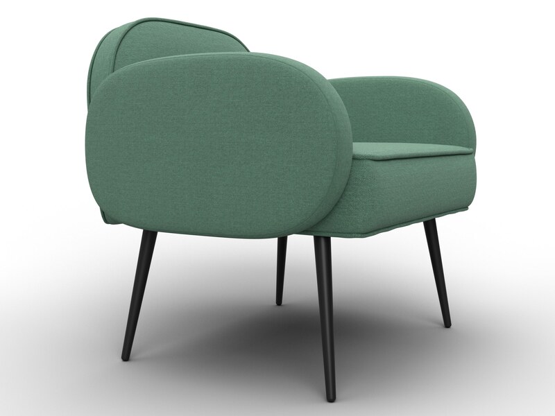 Кресло Лига-086, Рогожка, Амур 11 зеленый